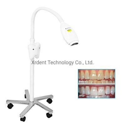 6PCS LED Blue Bulb Dental Product Mobile Teeth Whitening Standing Light Machine Bleaching Laser Lamp