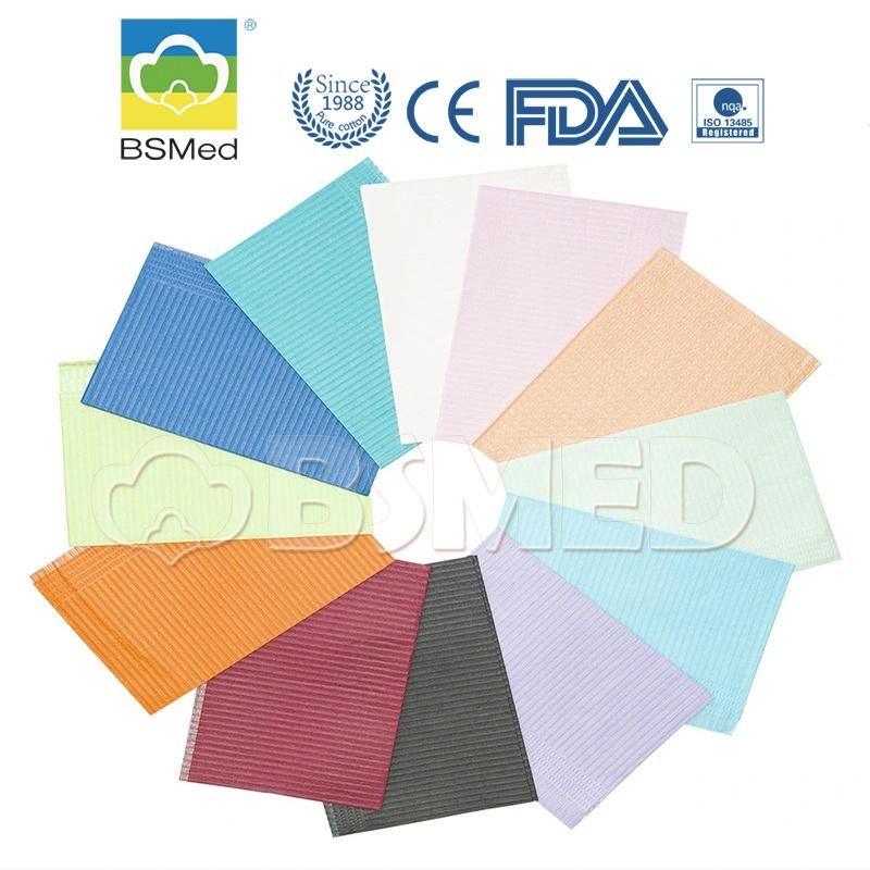 Multi Color Medical Water-Resistant Disposable Napkins Patient Dental Bib