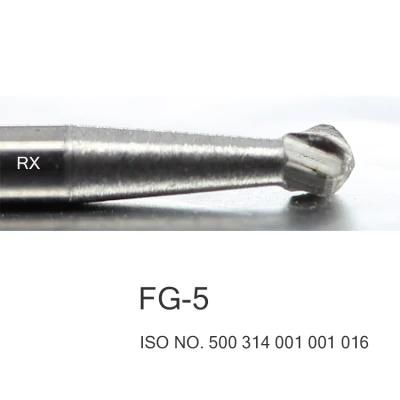 Tungsten Carbide Burs for Dental High Speed Handpiece FG-5