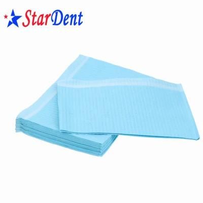 Disposable Waterproof Colorful Patient Napkin Dental Apron Dental Bibs