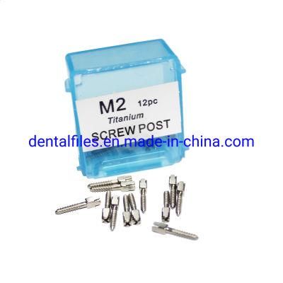 Dental Titanium Screw Post Refill 12 PCS Per Pack
