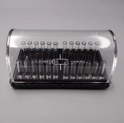Dental Medical Acrylic Orthodontic Wire Box Round Square
