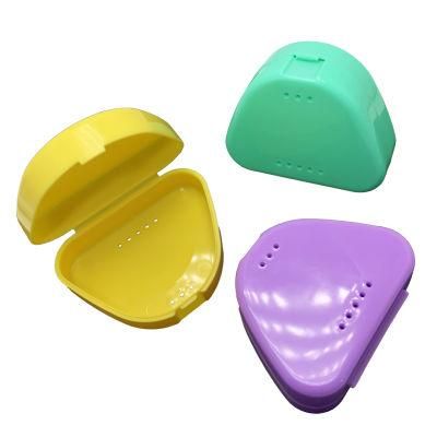 Small Plastic Dental Orthodontic Retainer Braces Box with Vent Holes