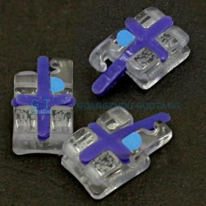 Monoblock Dental Brace Ceramic Orthodontic Sapphire Brackets