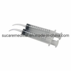 12ml Disposable Curved Tip Plastic Dental Utility Syringe