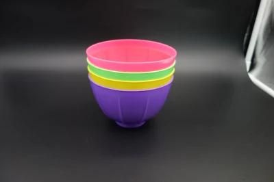 Reusable Plastic Bowl for Mixing or Holding