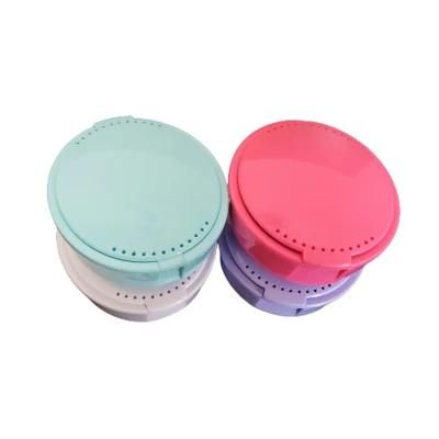 Denture Box / Orthodontic Retainer Dental Box with Holes