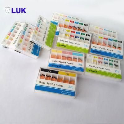 Professional Dental Materials Gutta Percha Points Absorbent Paper Point