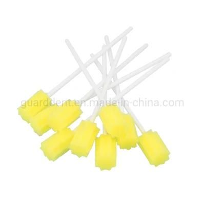 Medical Use Disposable Foam Sponge Oral Swab Dental Foam Sponge Stick