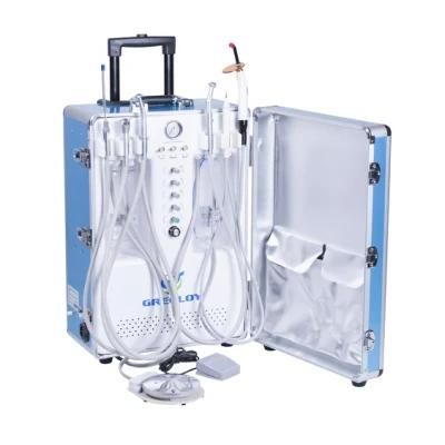 Dental Delivery Unit Cart Mobile Dental Unit Air Compressor Unit for Veterinary