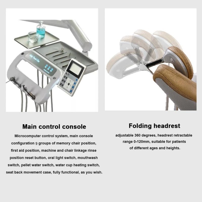 Medical Dental Chair Unit New Design Economic Dental Chair Dental Instrument Disinfection Dental Unit