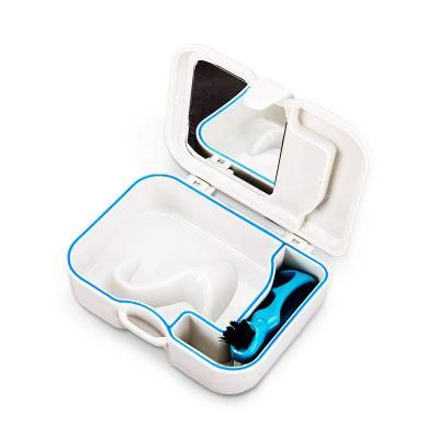 Oral Health Dental Supply Reusable Bath Denture Aligner Holder Dental Box