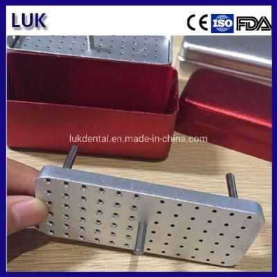 72 Holes Good Quality Autoclavable Sterilization Box for Both Dental Files and Burs