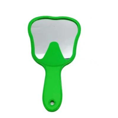 Held Makeup Dental Tooth Shaped Hand Mirror for Clinics and Nurses and Dentists Promotion Gift