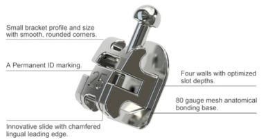 CE ISO Dental Orthodontic New Products Self Ligating Bracket System