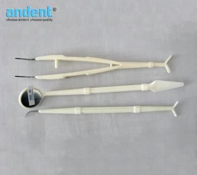 Dental Disposable Instrument Kits with Dental Mouth Mirror/Dental Probe/Dental Tweezer