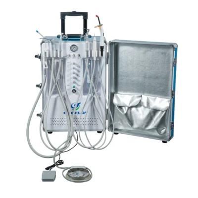 Mobile Dental Suction System Tubine Veterinary Equipment Portable Dental Unit for Sale