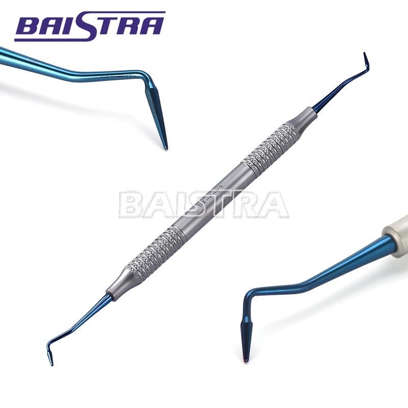 Dental Composite Filling Instrument Blue Titanium Coated Restorative Kit