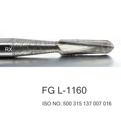 Dental Supplies Clinic Carbide Burs for High Speed Handpiece FG L-1160