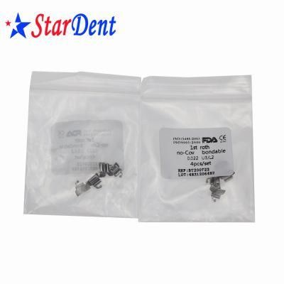 Dental Orthodontic Convertible or Non-Convertible Buccal Tube Bondable 1st Molar Edgewise Roth Mbt 0.18/0.22 U3l2
