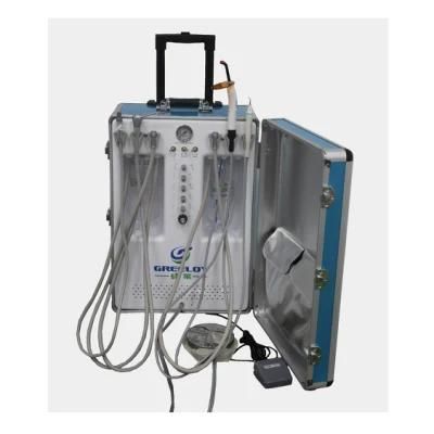 Dental Mobile Cart Portable Turbine Unit with Built in Air Compressor