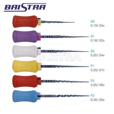 Dental Endodontic Niti Hand Use Heat Activated Rotary File Sx-F3