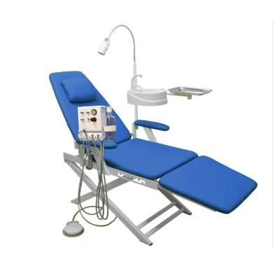 Non-Electric Mobile Chair Unit Foldable Portable Dental Chair