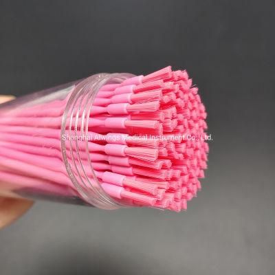 Pink Disposable Micro Applicator Brush for Dental Treatment