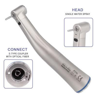 1: 1 Optic Fiber Inner Water Contra Angle Low Speed Dental Handpiece