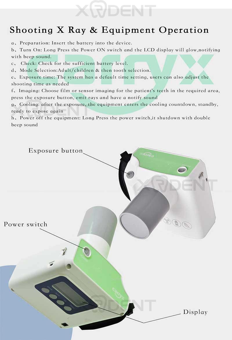 Factory Supply Dental Equipment Dental Portable X Ray Unit Dental X-ray Machine