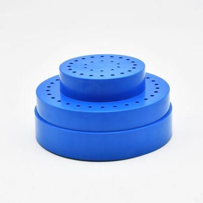 Xangtech Dental 60 Holes Plastic Round Burs Box