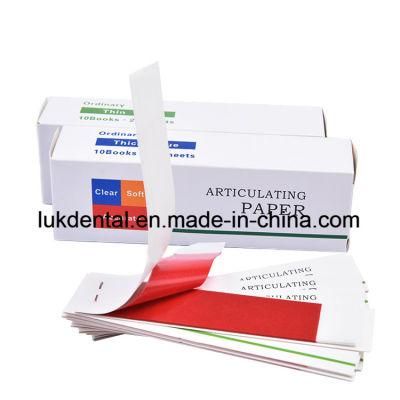 High Quality Disposable Dental Articulating/Occlusion Paper