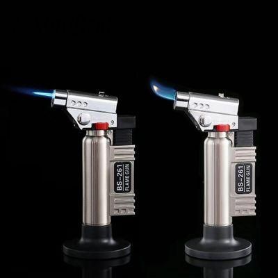 Stainless Steel Body Adjustable Flame Gun Torch Dental Welding Torch Lighters Jet Cigar Lighter