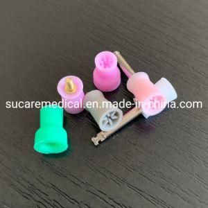 6 Webbed Colorful Teeth Polishing Cups (Latch Type/Screw Type/Snap-on Type)