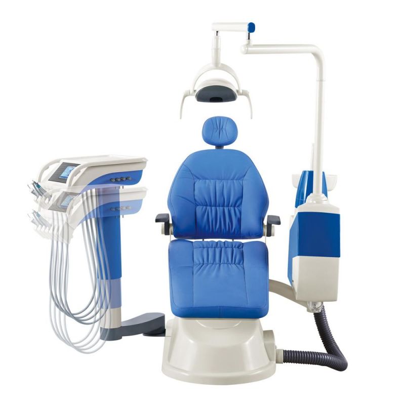 FDA & Ce Approved Gladent Dental Unit Equipment with Sliding Cart (GD-S350D)