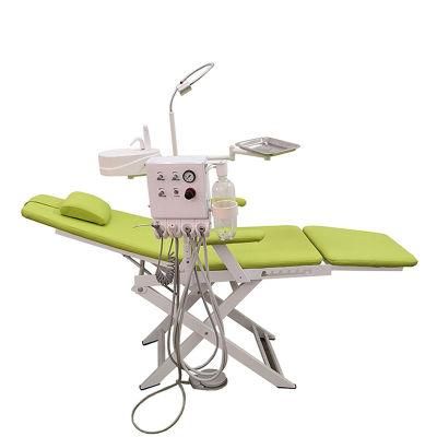 Good Quality Electricity Hospital Foldable Dental Chair Turbine Unit