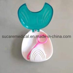 Assorted Colors Plastic Invisible Dental Retainer Storage Box