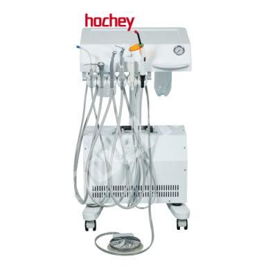 Hochey Medical Equipment Sample Available Full Set Portable Foldable Mobile Dental Unit Whitening Machine