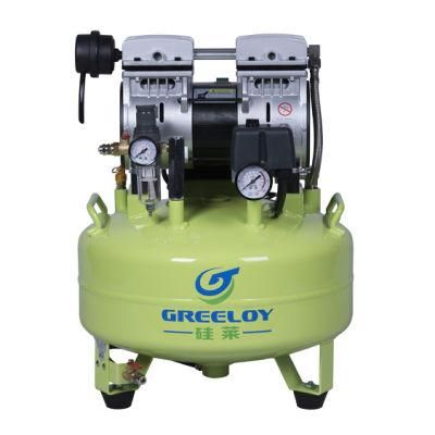 Silent Piston 600W Small Size Dental Medical Oil-Free Air Compressor for Medical Laboratory Use