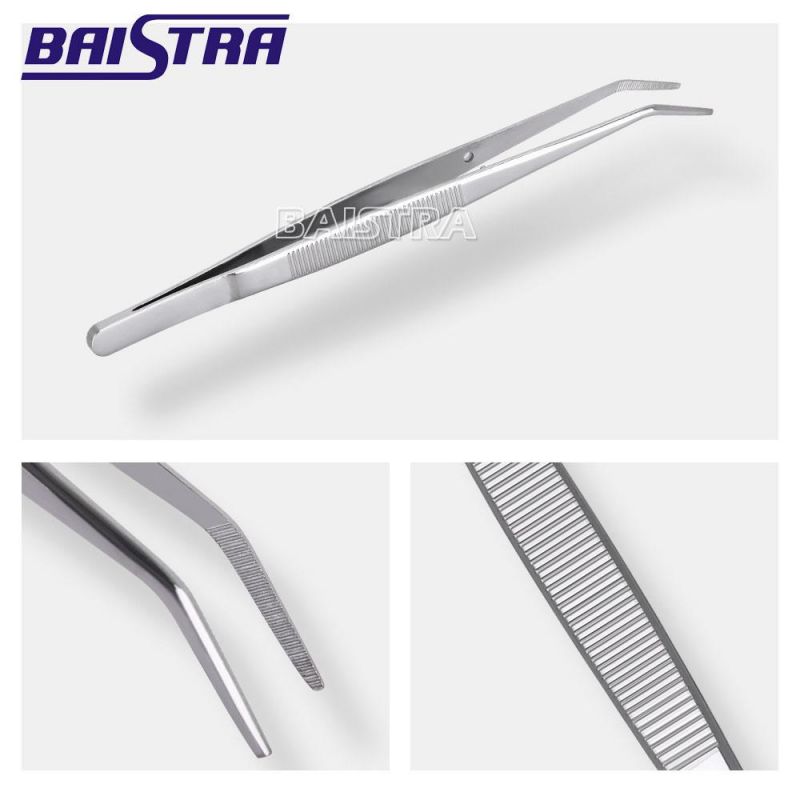 Stainless Steel Dental Cleaning Tools Kit Tweezers Probe Mirror