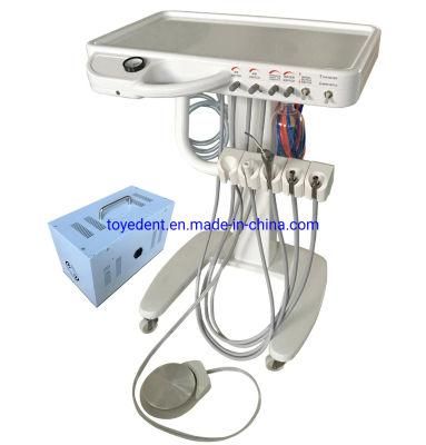 Good Design Mobile Dental Unit Trolley with Oil Free Air Compressor
