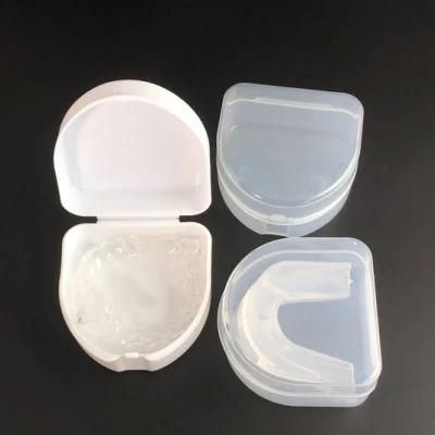 Portable Plastic Orthodontic Dental Mouth Guard Case Box
