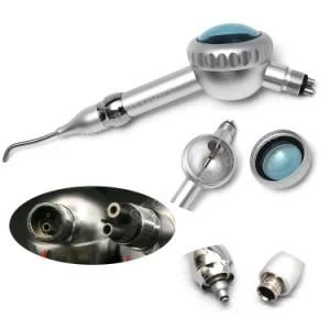 2/4 Holes Dental Jet Polisher Teeth Scaler Metal Air Prophy