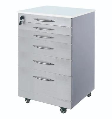 Stainless Steel Dental Cabinet Commerical Furniture Medical Mobile Trolley