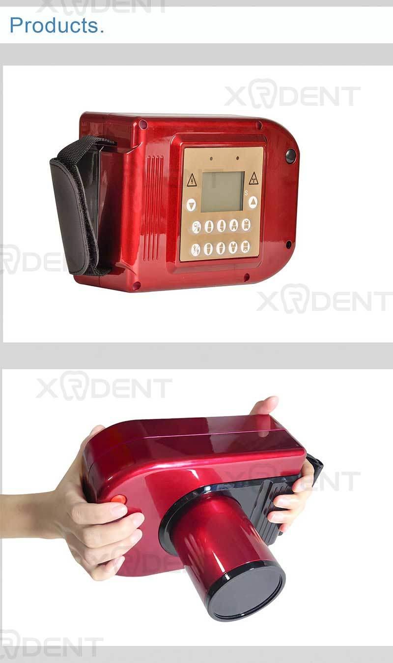 China Red HD Digital Portable X-ray Machine Xrdent Factory Supply