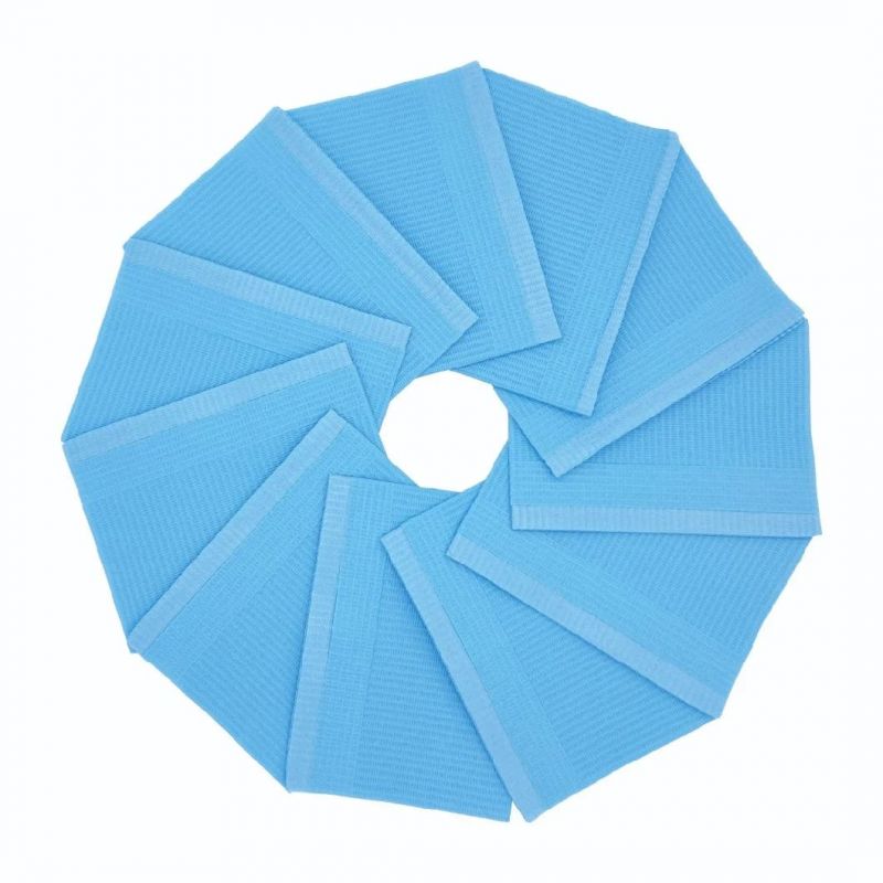 Hot Sale 3 Ply Waterproof Disposable Dental Bibs