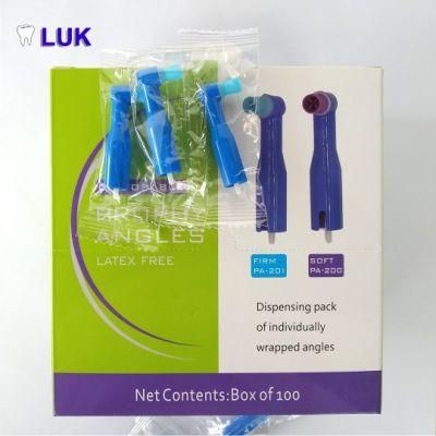 Dentist Tool Disposable Dental Prophy Wrapped Angle