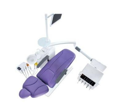 Blue Silent Dental Chair Unit with Computer Control System CE