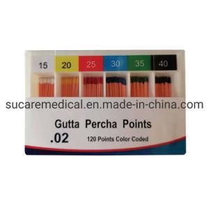 Color Coded Disposable Dental Gutta Percha Points