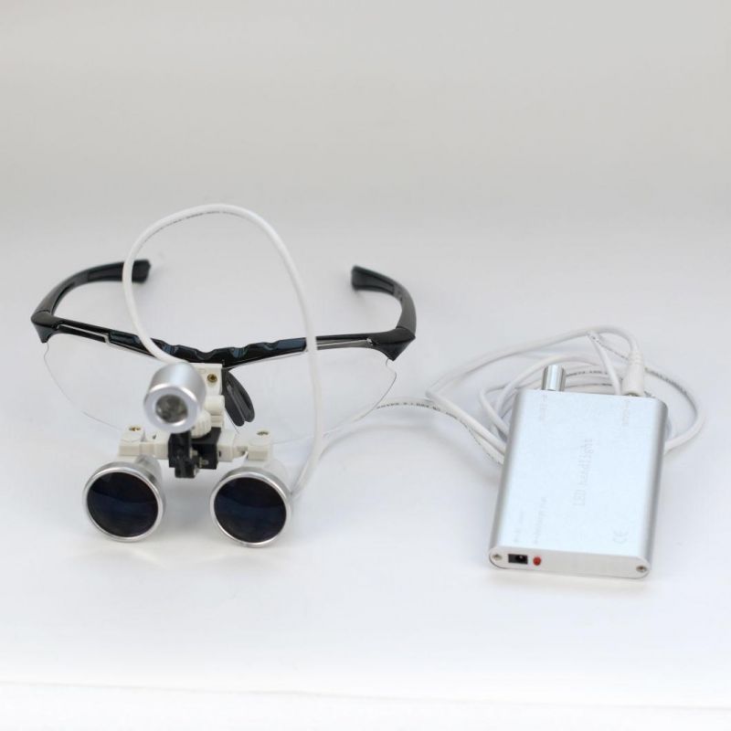 Surgical Medical 3.5X Magnifying Glasses Dental Surgical Binocular Loupe with LED Headlight/Surgical Medical Magnifying